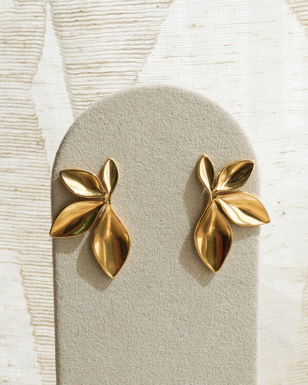 Boucles d'oreilles Ambre